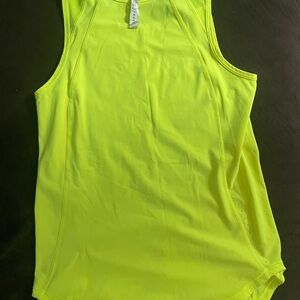 Lululemon Athletica Vibrant Yellow Tank Top